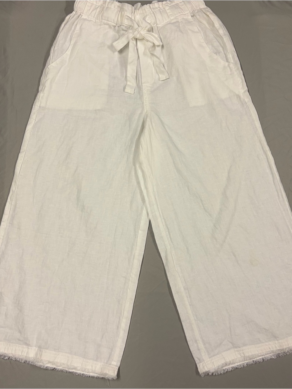 cloth & stone Linen Pants - White